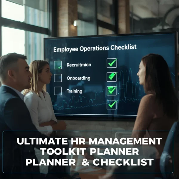 Ultimate HR Management Toolkit Planner & Checklist